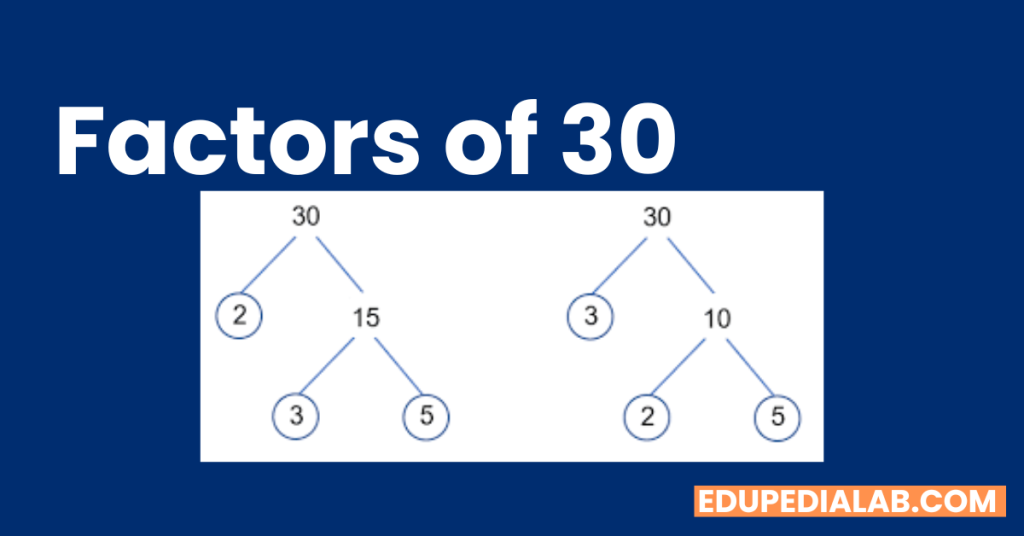 factors of 30