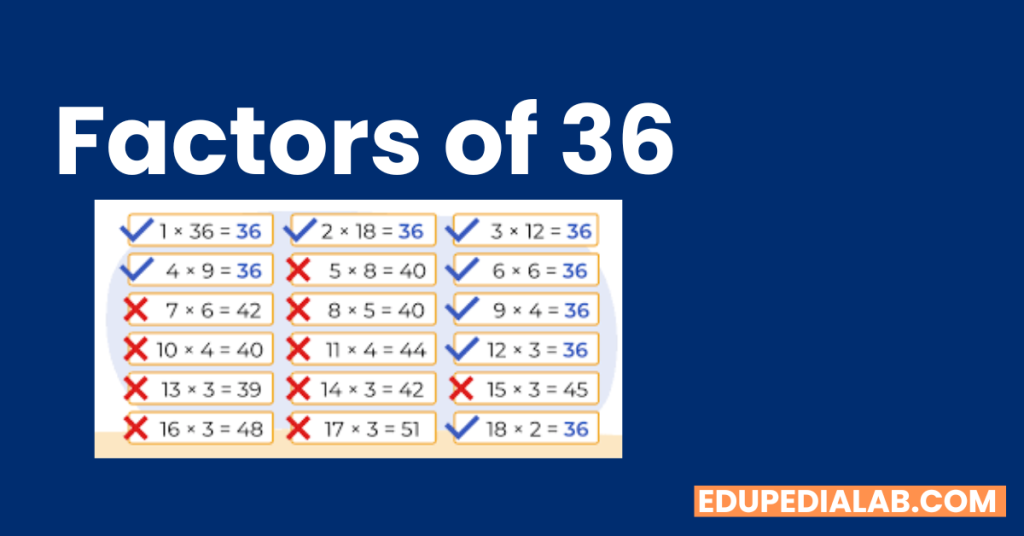 factors of 36