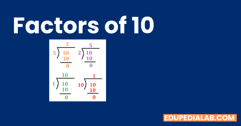 Factors Of 10