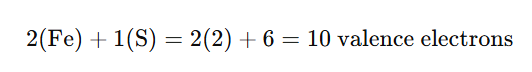 Fe2S Valence Electrons