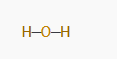 h2o molecule diagram