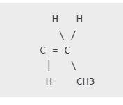 polypropylene lewis structure